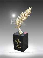 High-End Award with Crystal Base for Cooperate Gift Use
