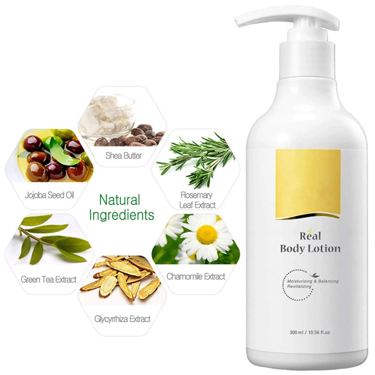 Natural Moisturizing & Balancing Revitalizing Real Body Lotion for Dry Skin