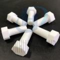 PTFE Screw Nut PTFE Machined Part