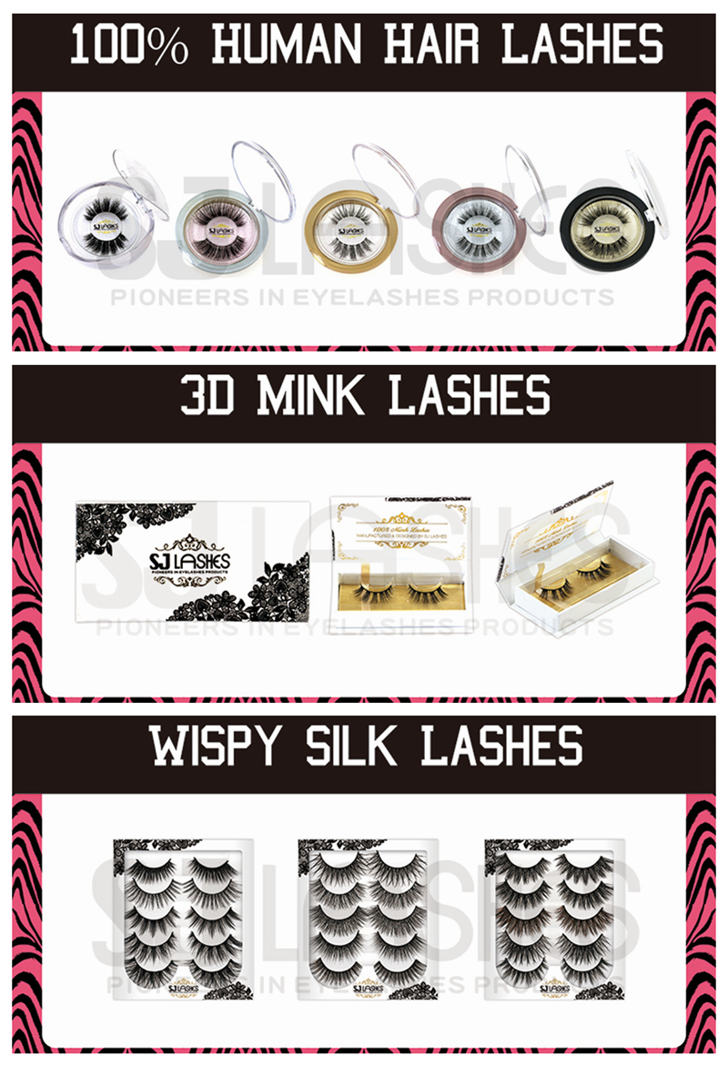 Private label Circle Case 3D mink eyelash eye lashes round lash box