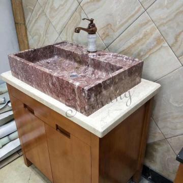 Marble Wash Basin For Salon  Antique burgundies Marble Sink