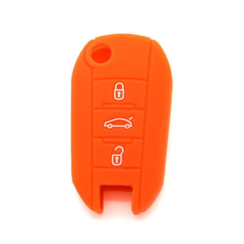 Funny soft car key case for Peugeot