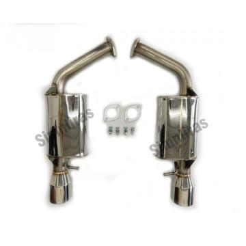 Axle-Back Dual Exhausts for 92-00 Lexus SC