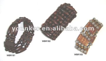 Fashionable Elastic Wooden Bracelet