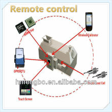 Remote control belt weigh feeder scale through GPRS bluetooth