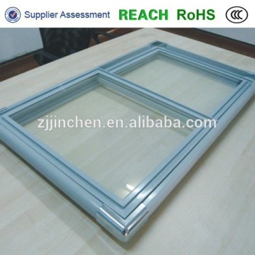 2 sliding flat lid glass door