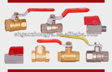 nickel plated brass ball valve