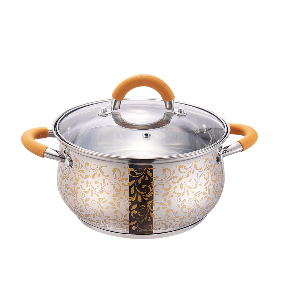 Orange Color Cooking Pot