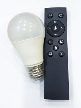 2.4G Remote control plastic LED light bulb