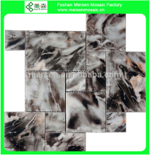 Most popular bevel mirror glass mosaic tile KK3007