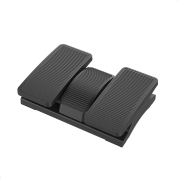 Split type ergonomic new design adjustable plastic footrest