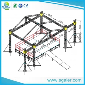 290mm aluminum stage truss , outdoor roof truss