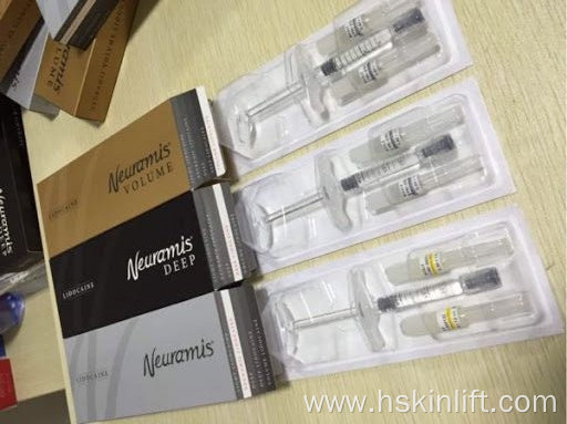 hyaluronic acid neuramis dermal filler injection