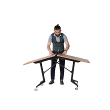 Wholesale Modern Wood Foldable Conference Room Desk with Wheels - Eisdir FMD1