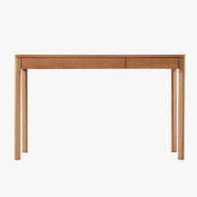 American Oak 2 drawer Wooden Writing Table
