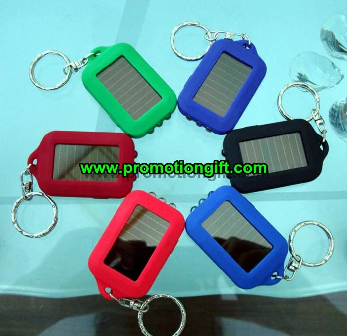 Mini Promotion Keychain Solar Flashlight