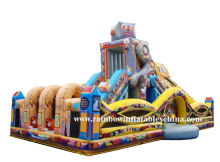 Kids Inflatable Amusement Park, Giant Inflatable Animal Kingdom Fun City