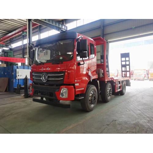 Dongfeng 4x2 Low Bed Flat Truck สำหรับรถยก