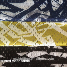 100% Polyester Camouflage Printed Mesh Fabric