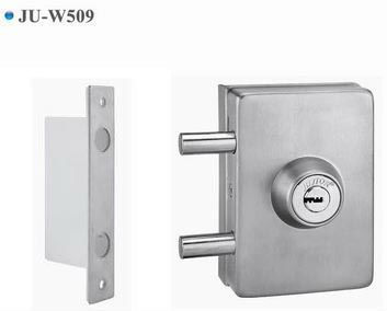 single glass door lock set door cylinder lock JU-W509