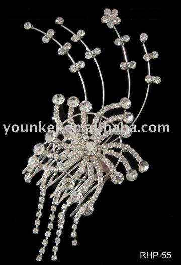 new design rhinestone tiaras combs,decorative hair combs