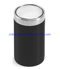 Colorful Desktop Stainless Steel Dustbin with Swing Lid, Dustbin