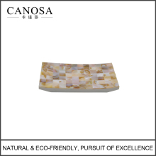 Freshwater Shell Hand Towel Tray for Hotel Bathroom