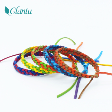 Hot Sale Woven Natural Leather Bracelets