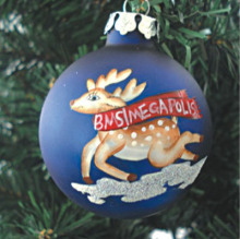 glass decorated ball