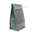 Biologicky odbouratelný papír Kraft Ziplock Coffee Flat Bottom Bag
