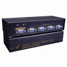 VGA splitters, 4 ports, 250MHz, up to 1,920*1,440