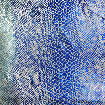Fdy Spandex With Snakeskin Foil