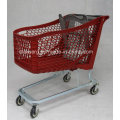 European Style Steel Shopping Cart With Baby Seat