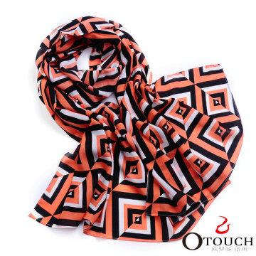 Cheap and nice polyester wool fabric scarf