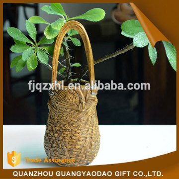 Table-Top Decoration christian souvenir resin craft bamboo basket garden decoration