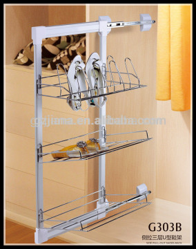 Wardrobe storage shelf shoe rack