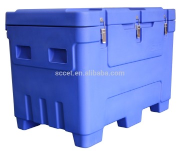 Rotomolded cool dry ice boxes dry ice container dry ice bunker