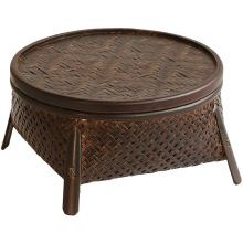 Bamboo Tea Utensil Organizer Basket