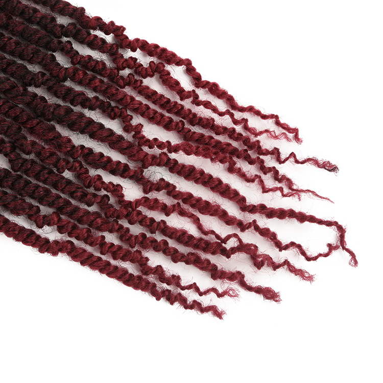 18inch 12strands premium fiber hair passion twist  easy to install crochet braid hair