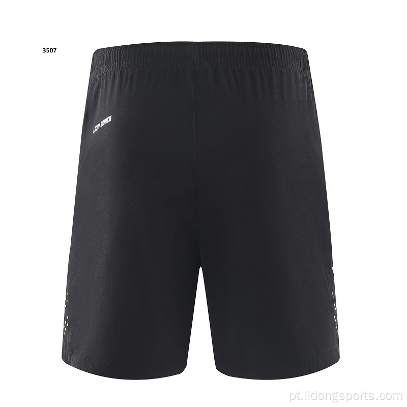 Shorts de treinamento de rastreamento de fitness homens por atacado