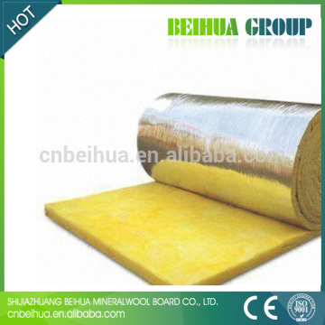 fireproof glass wool blanket with perforated aluminum foil