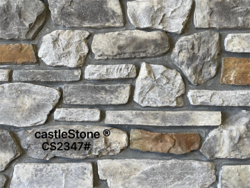 Chipped mixed stones for patio decoration