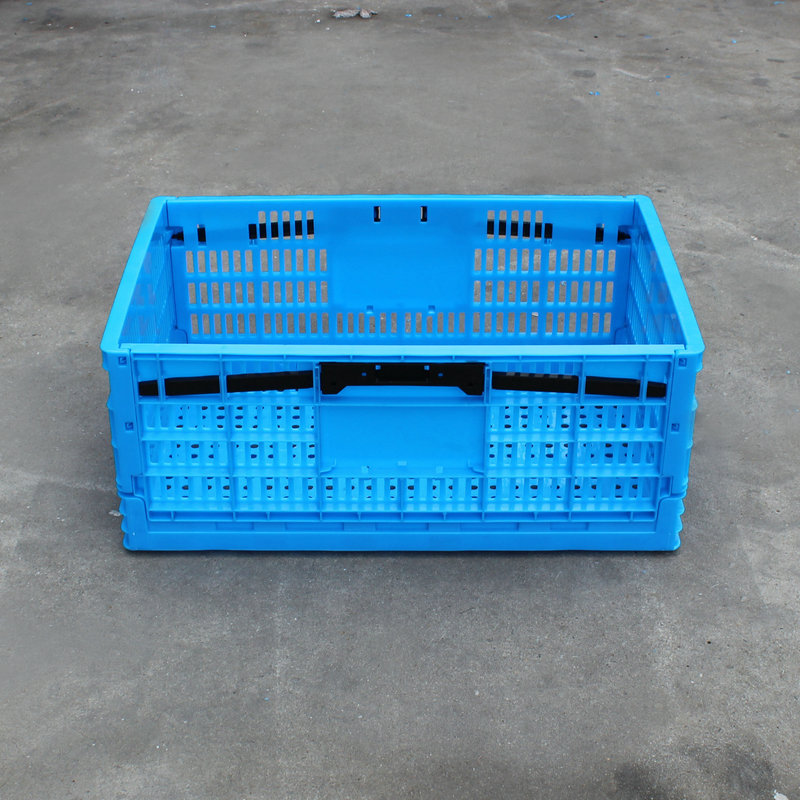 Plastic Rectangular Large Industrial Storage Box Foldable Fruit Box Factory Turnover Crate Box
