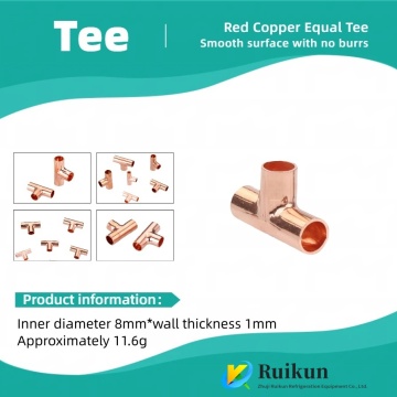 Cold Storage Copper Tee Connector