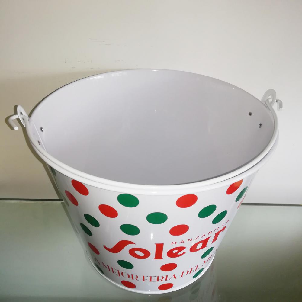 galvanized ice bucket