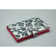 Silk screening fancy diary notebook with pen