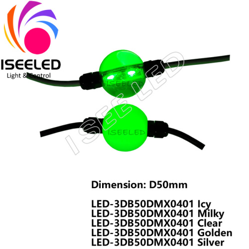 Sfera a sfera 3d dmx pixel indirizzabile individualmente