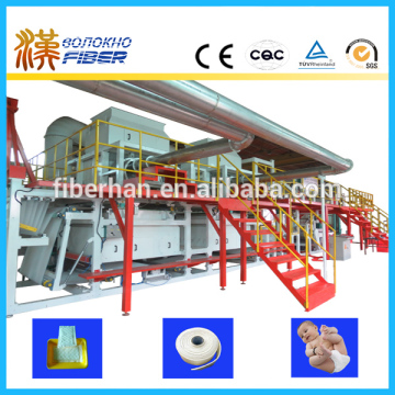 Airlaid paper machine, airlaid paper machine production line