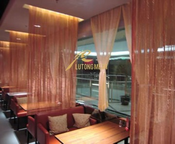 Metallic fabric curtain/Metallic cloth divider decorative