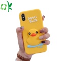 3D Yellow Patti Duck silikon Phone Cover Case